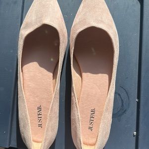 Just Fab light pink shoes nwot . Size 9.5